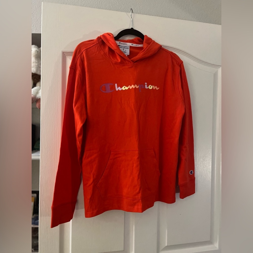 red champion womens hoodie medium nwot